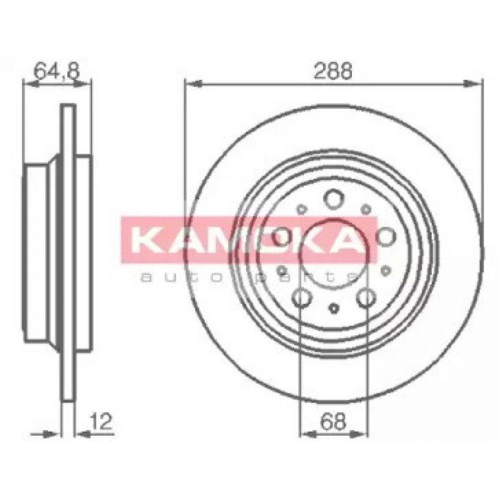 STABDŽIŲ DISKAS VOLVO V70 II Kombi 03/00- S60 11/00- S80 05/98-