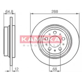 STABDŽIŲ DISKAS VOLVO V70 II Kombi 03/00- S60 11/00- S80 05/98-