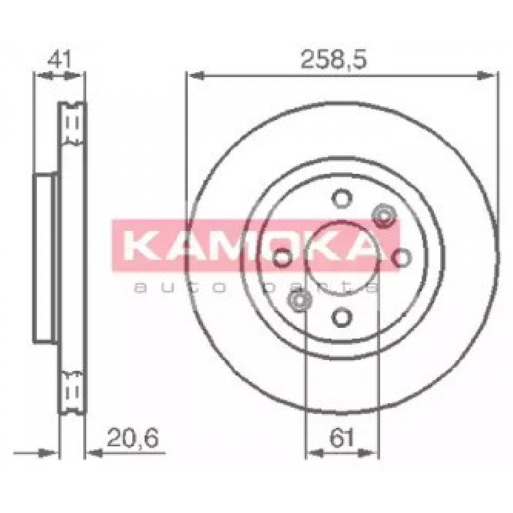 STABDŽIŲ DISKAS RENAULT CLIO II (BB0/1/2_, CB0/1/2_) 09/98- KANGOO (KC0/1_) 03/98- KANGOO Rapid (FC0/1_) 03/98- TWINGO (C06_) 01/01-