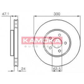 STABDŽIŲ DISKAS FORD MONDEO III Kombi (BWY) 11/00- MONDEO III (B5Y) 11/00-