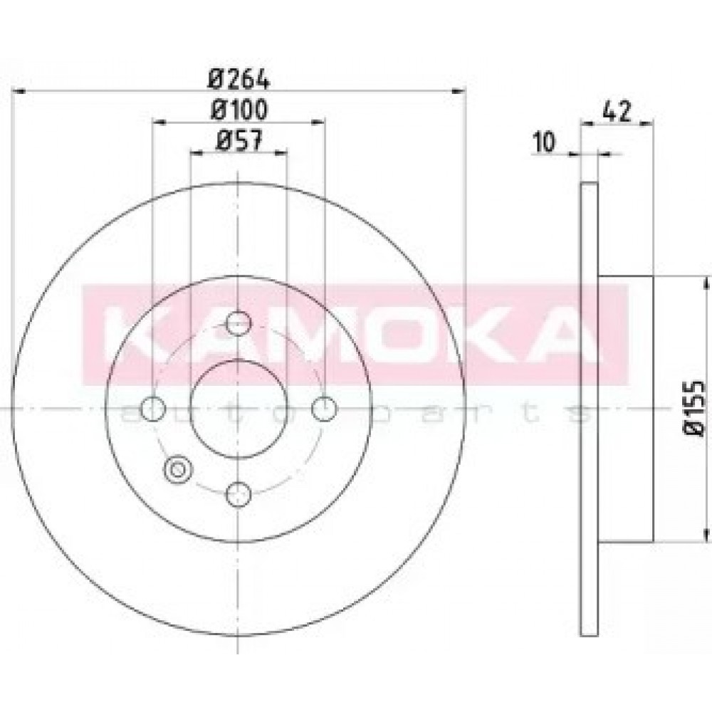 STABDŽIŲ DISKAS OPEL MERIVA 03-10