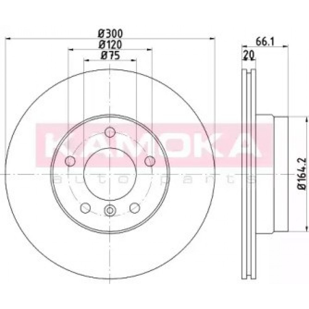 STABDŽIŲ DISKAS BMW 3 E90 318d - 325i 01.05-