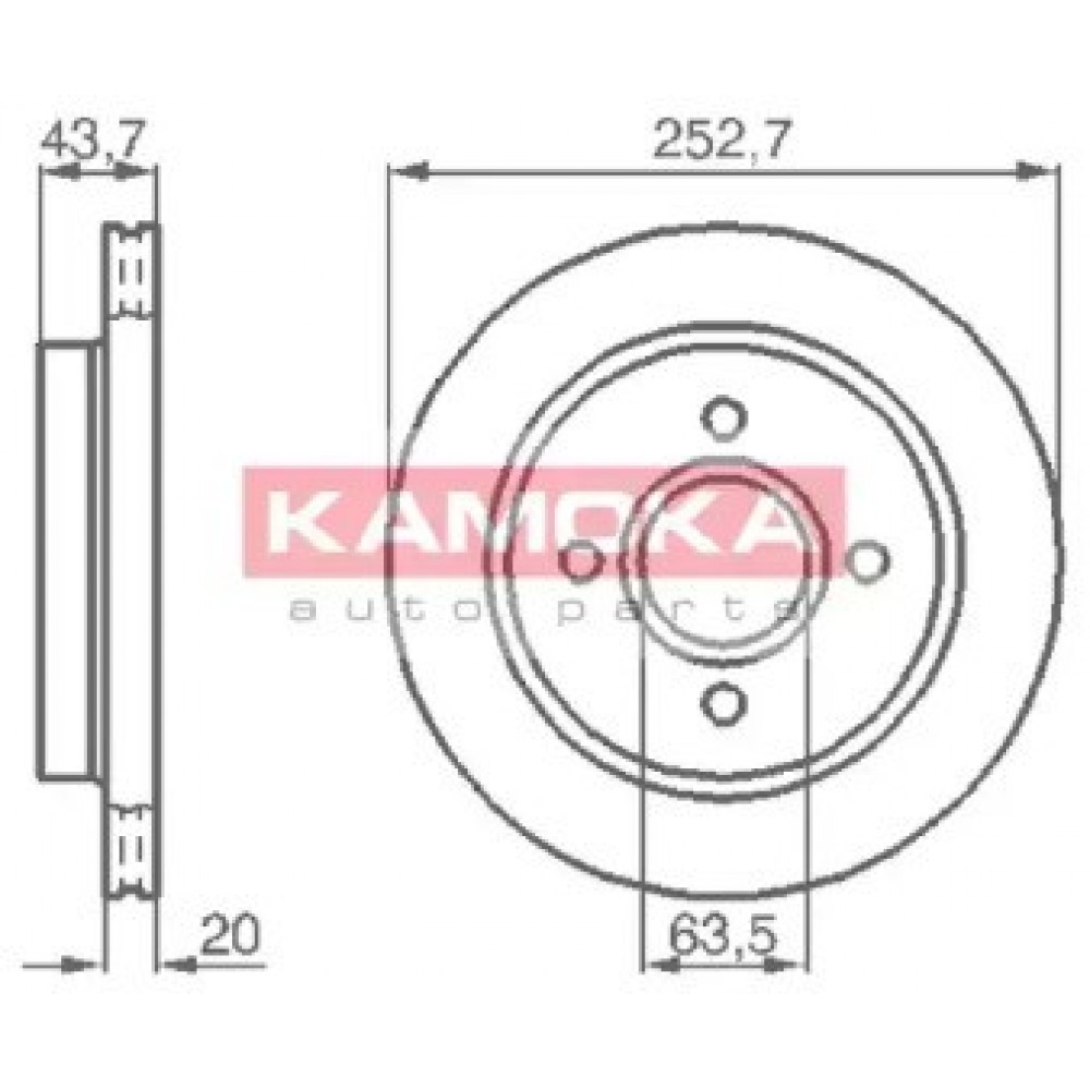 STABDŽIŲ DISKAS FORD MONDEO II Kombi (BNP) 09/96-11/00 MONDEO I Kombi (BNP) 04/93-08/96 MONDEO I (GBP) 02/93-08/96 MONDEO II (BAP) 09/96-11/00