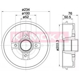 STABDŽIŲ BŪGNAS NISSAN NOTE 06-