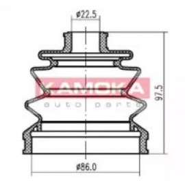 GOFRUOTOJI MEMBRANA, KARDANINIS VELENAS NISSAN ALMERA (N15) 95-00, SUNNY (N14) 90-95