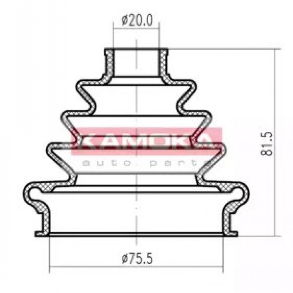 GOFRUOTOJI MEMBRANA, KARDANINIS VELENAS FIAT BRAVO/A 96-01