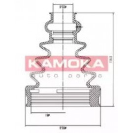 GOFRUOTOJI MEMBRANA, KARDANINIS VELENAS FORD GALAXY 00-, SEAT ALHAMBRA 00-, VW SHARAN 00-