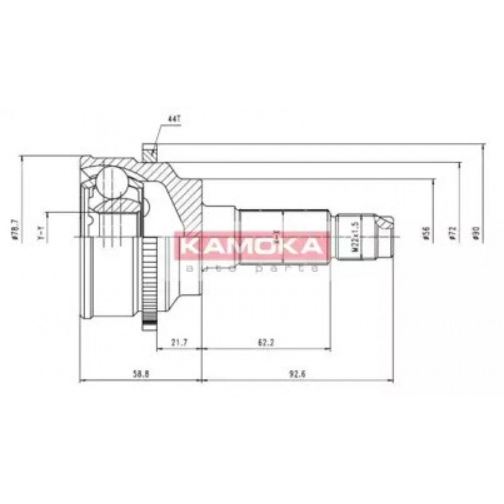 JUNGČIŲ KOMPLEKTAS, KARDANINIS VELENAS MAZDA 323 99-01/PREMACY