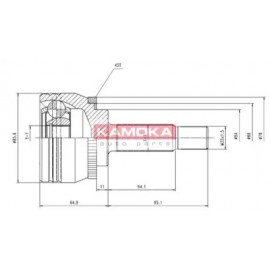 JUNGČIŲ KOMPLEKTAS, KARDANINIS VELENAS MITSUBISHI CARISMA 95-06