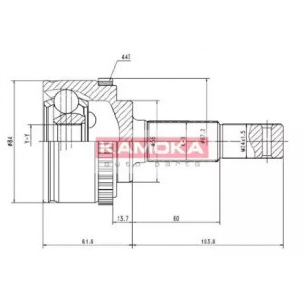 JUNGČIŲ KOMPLEKTAS, KARDANINIS VELENAS NISSAN PRIMERA1.6 16V 96-