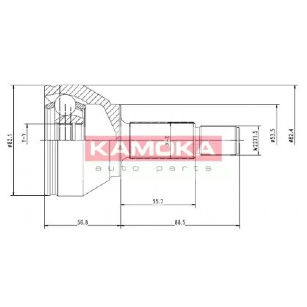 JUNGČIŲ KOMPLEKTAS, KARDANINIS VELENAS FORD FIESTA V 04-, FOCUS 98-04, FUSION 04-