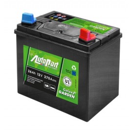 AKUMULIATORIUS AUTOPART GARDEN 26Ah/12V 526-U12 DEŠINĖ