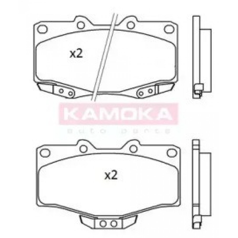 STABDŽIŲ TRINKELIŲ KOMPLEKTAS TOYOTA HILUX II 88-05,LANDCRUISER 84-07,4 RUNNER 89-96,VW TARO 89-97