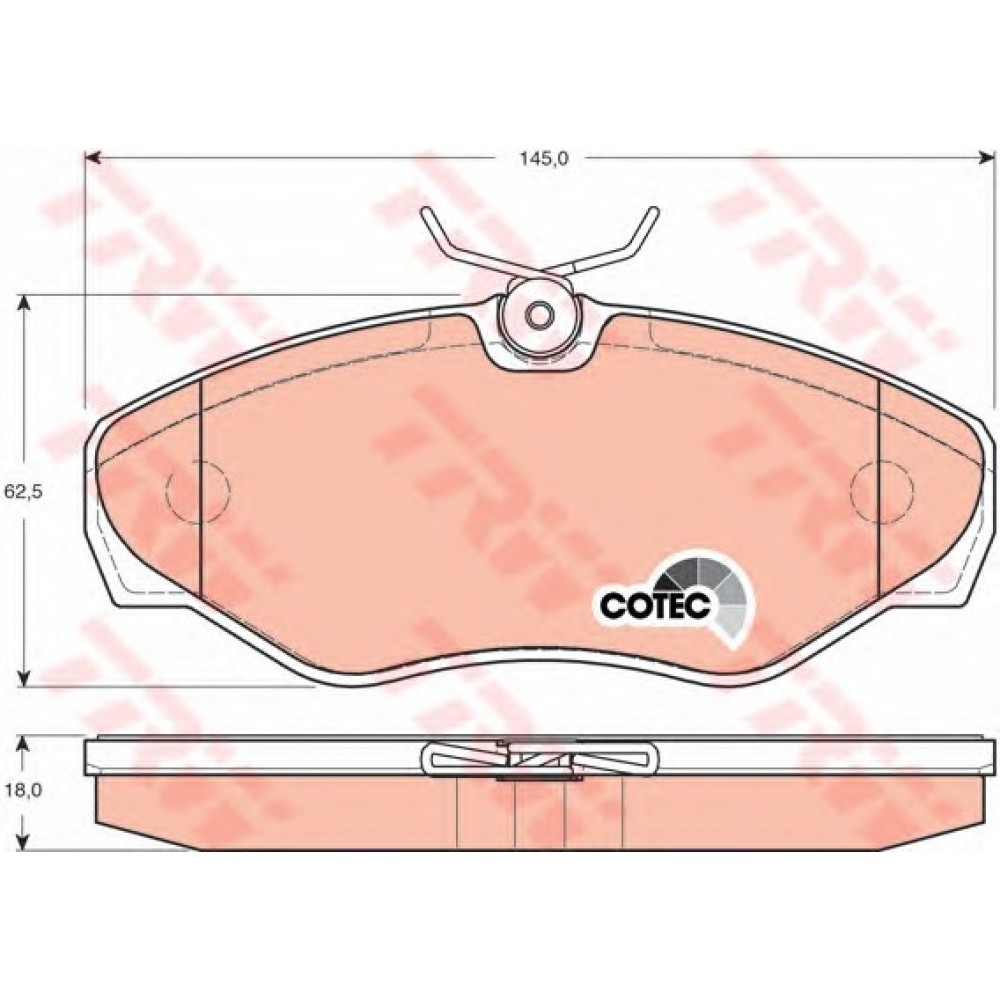 STABDŽIŲ TRINKELIŲ KOMPLEKTAS RENAULT,OPEL,NISSAN 98-