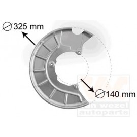 STABDŽIŲ DISKO APSAUGA AUDI,VW,SEAT,ŠKODA 03-