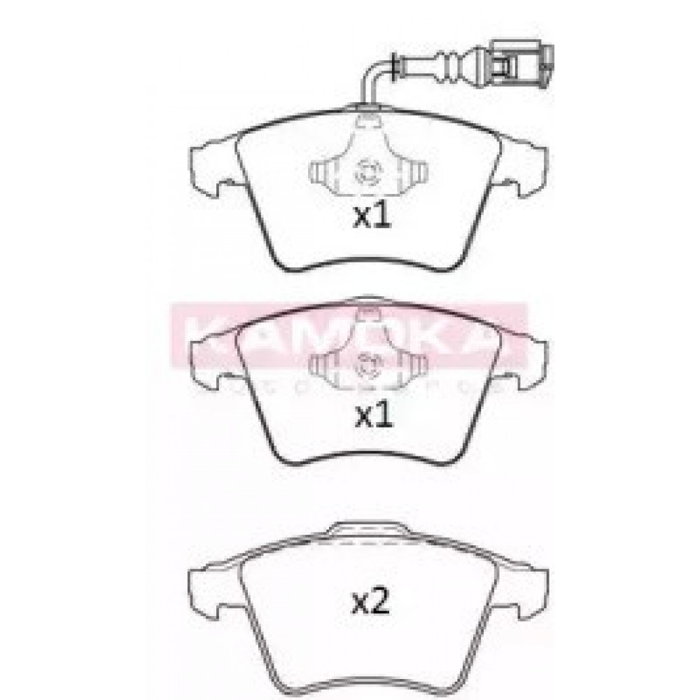 STABDŽIŲ TRINKELIŲ KOMPLEKTAS VW MULTIVAN 03-, TRANSPORTER TV 03-