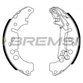 STABDŽIŲ TRINKELIŲ KOMPLEKTAS CITROEN NEMO,OPEL CORSA D,FIAT PUNTO/HATCHBACK, QUBO 0.9-1.4LPG 06.05-