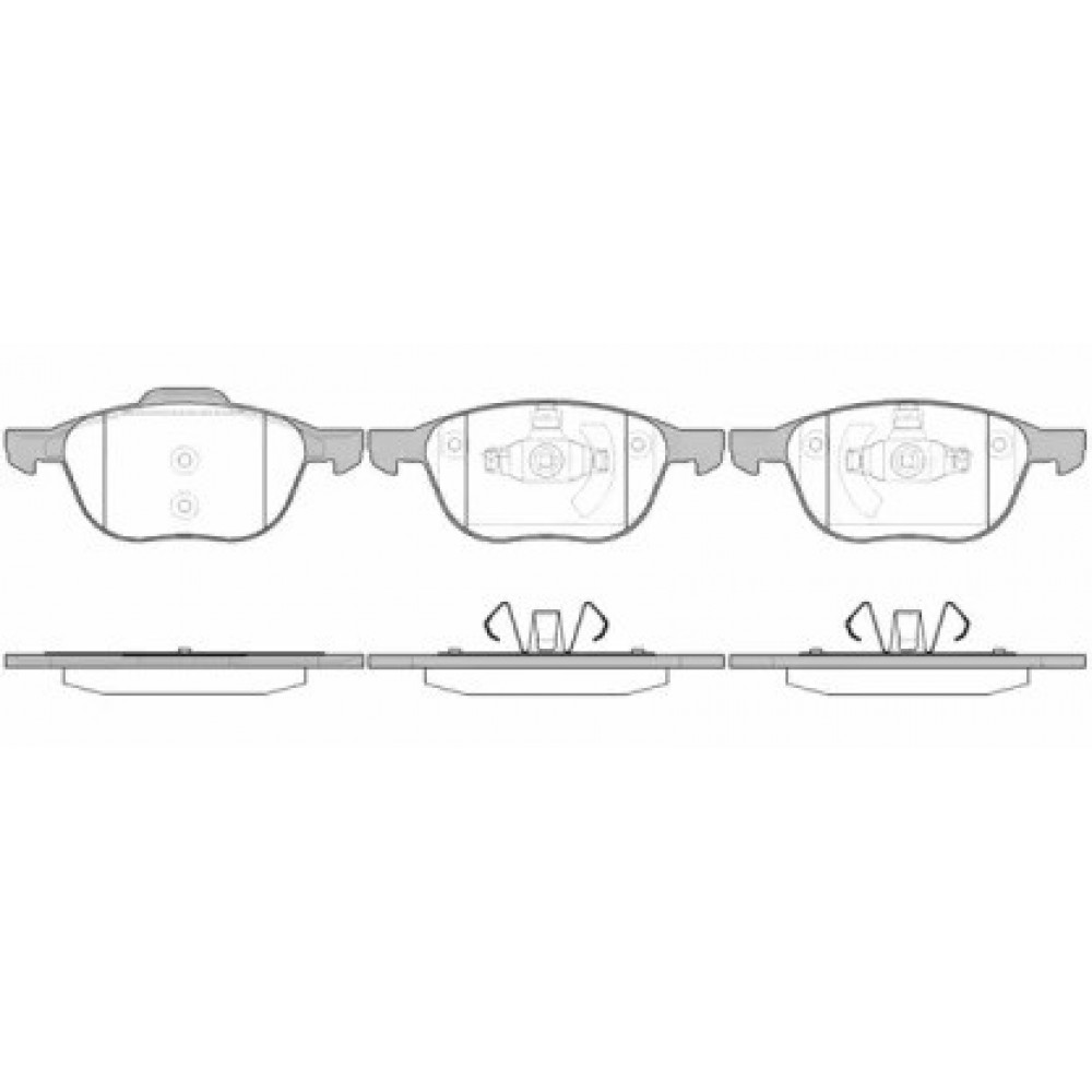 STABDŽIŲ TRINKELIŲ KOMPLEKTAS FORD FOCUS,MAZDA 3/5,VOLVO S40