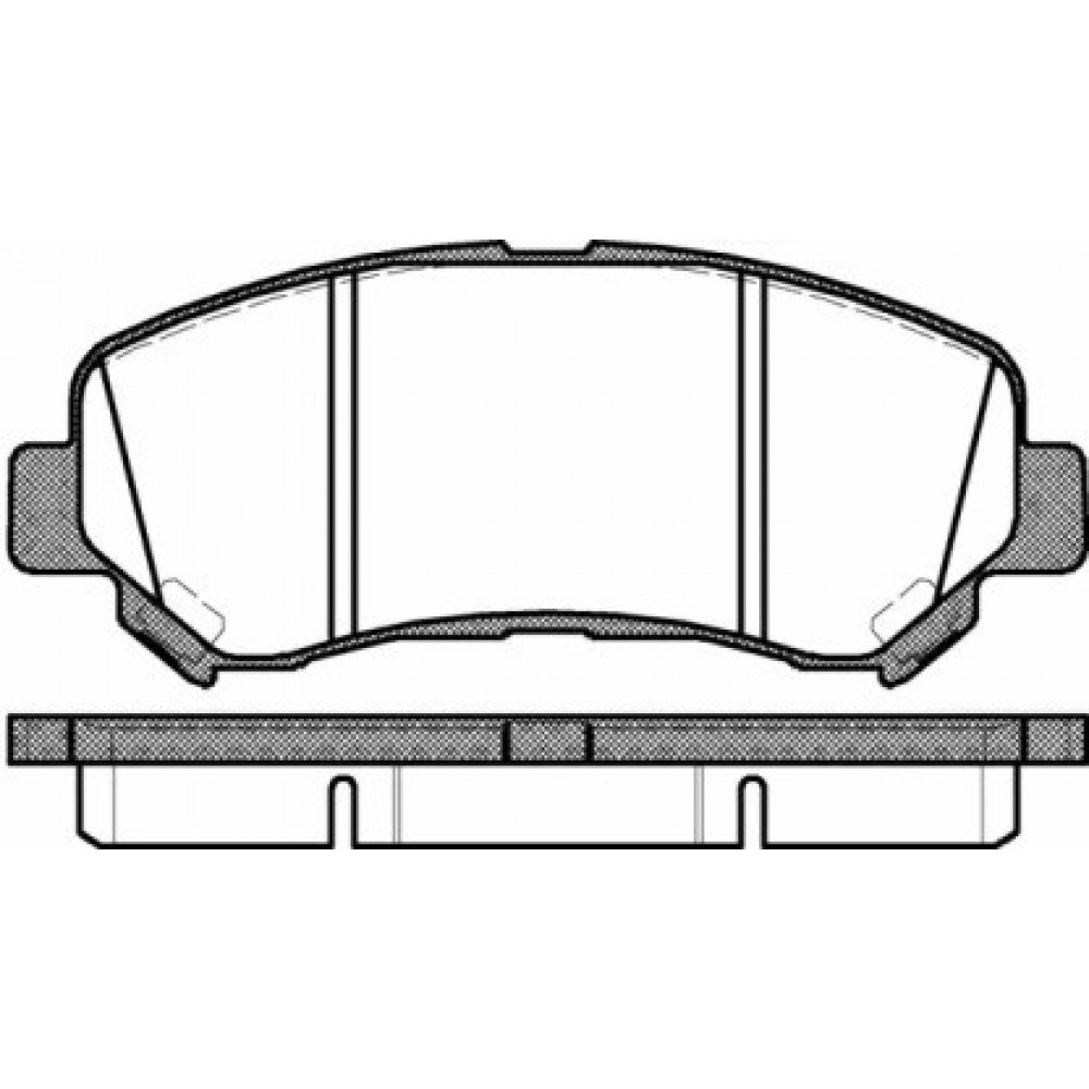 Stabdžių trinkelių komplektas NISSAN X-TRAIL/QASHQAI