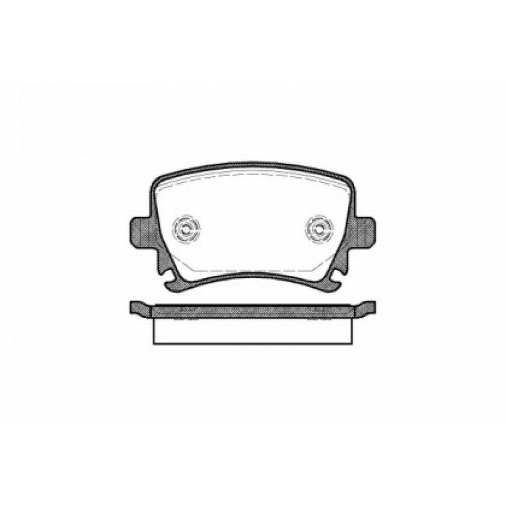 Stabdžių trinkelių komplektas VW PASSAT 05-