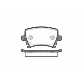 Stabdžių trinkelių komplektas VW PASSAT 05-