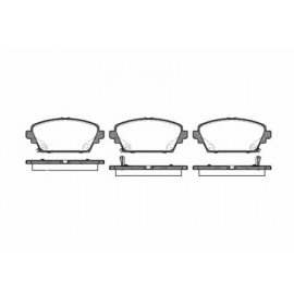 Stabdžių trinkelių komplektas HONDA ACCORD 98-