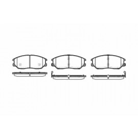 Stabdžių trinkelių komplektas KIA OPIRUS 03-