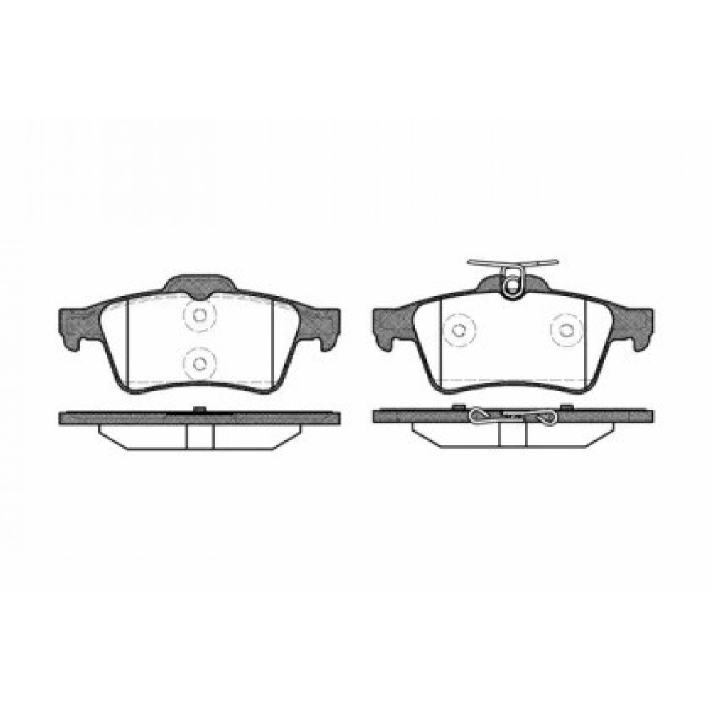 Stabdžių trinkelių komplektas FORD FOCUS 02-