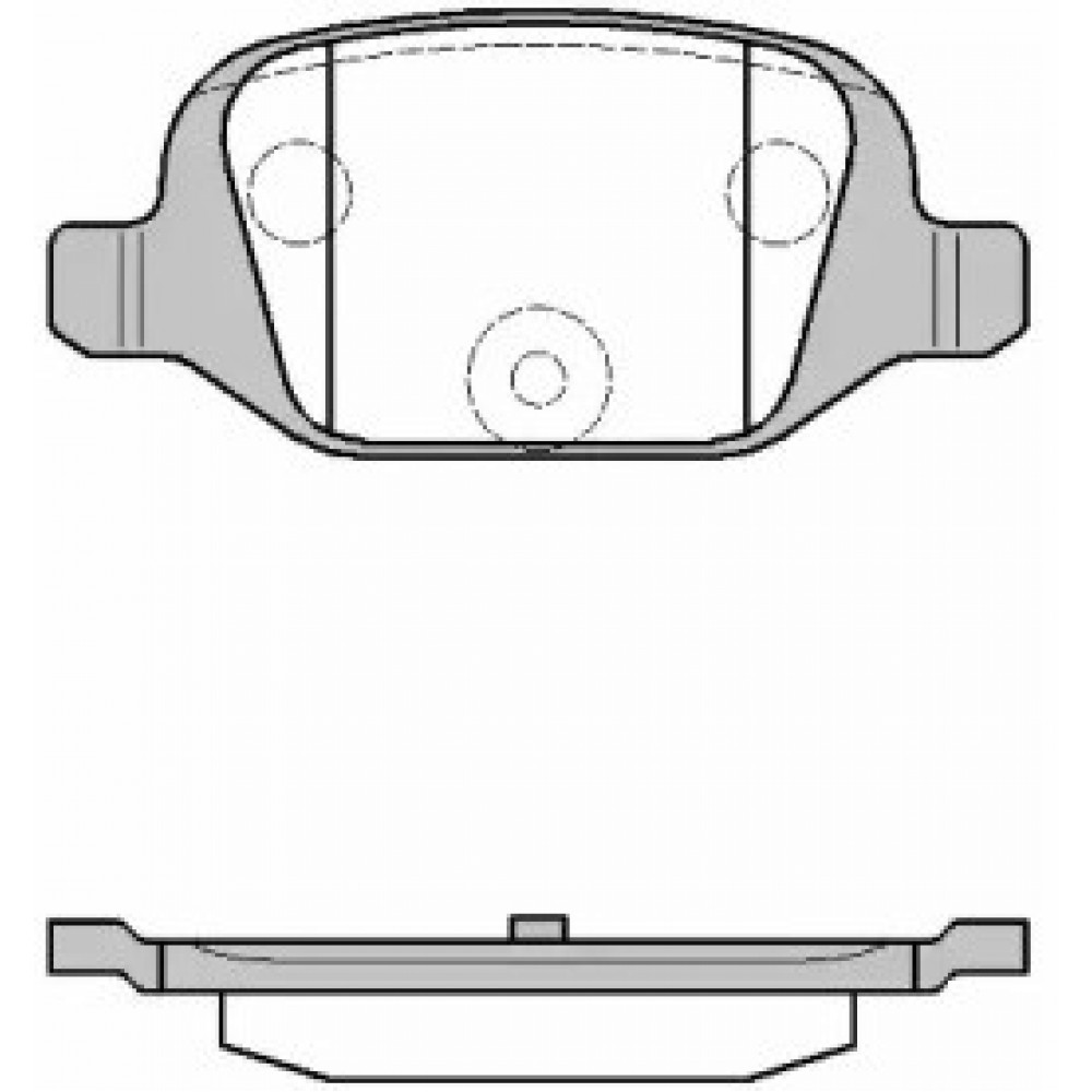 Stabdžių trinkelių komplektas FIAT PUNTO 00-/ 500 07-