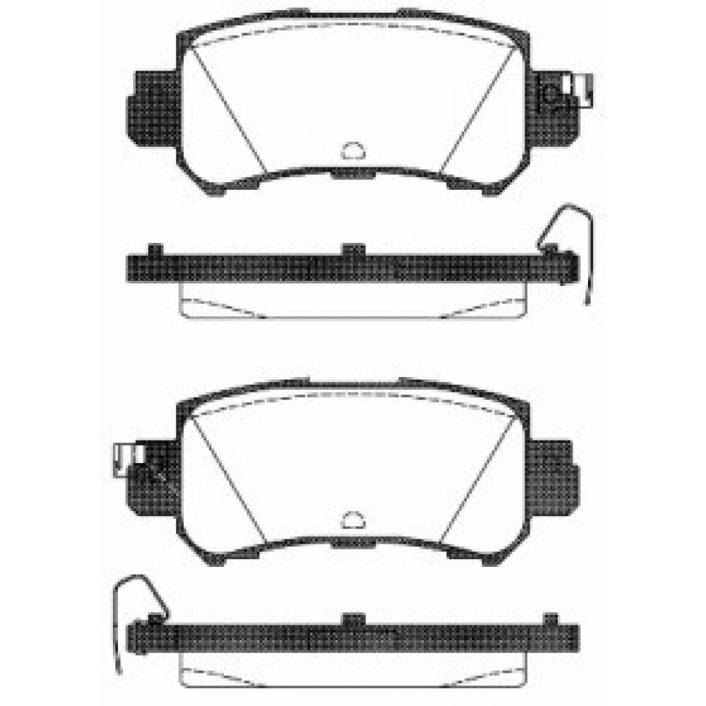 Stabdžių trinkelių komplektas MAZDA CX5 2.0 11-