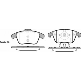 Stabdžių trinkelių komplektas CITROEN C4 2.0 07-
