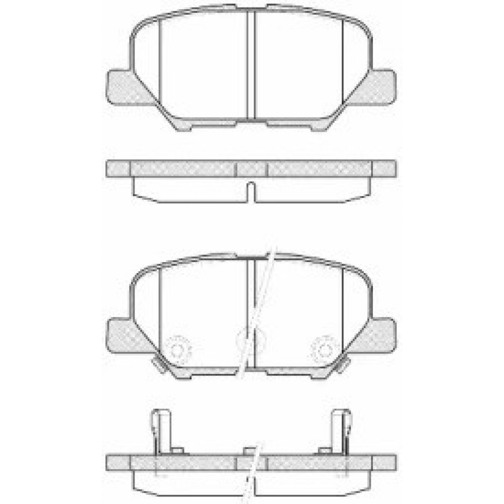 STABDŽIŲ TRINKELIŲ KOMPLEKTAS MITSUBISHI ASX, OUTLANDER III; PEUGEOT 4008 1.6-3.0 02.10-MITSUBISHI ASX, OUTLANDER III; PEUGEOT 4008 1.6-3.0 02.10-/CITROEN C4 AIRCROSS