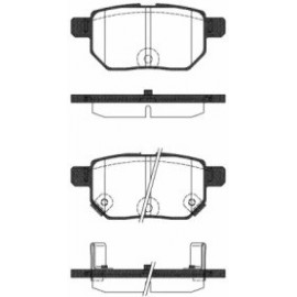 Stabdžių trinkelių komplektas TOYOTA YARIS 1.0-1.8VVTI 07-