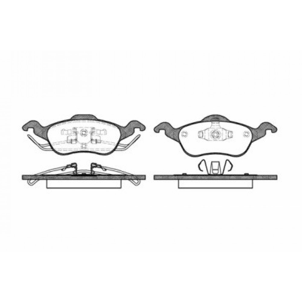 Stabdžių trinkelių komplektas FORD FOCUS