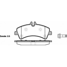 Stabdžių trinkelių komplektas DB SPRINTER 509-518CDI 06-