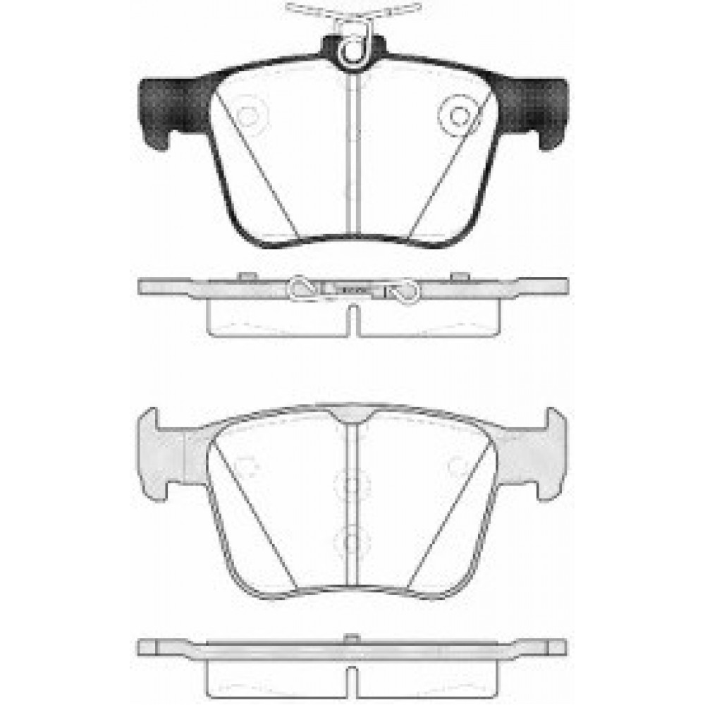 STABDŽIŲ TRINKELIŲ KOMPLEKTAS AUDI A3,VW GOLF VII 1.0-2.0D 04.12-