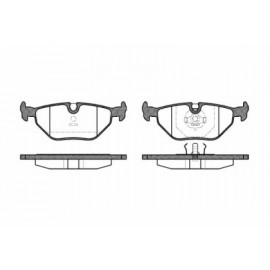 Stabdžių trinkelių komplektas BMW 5 88-