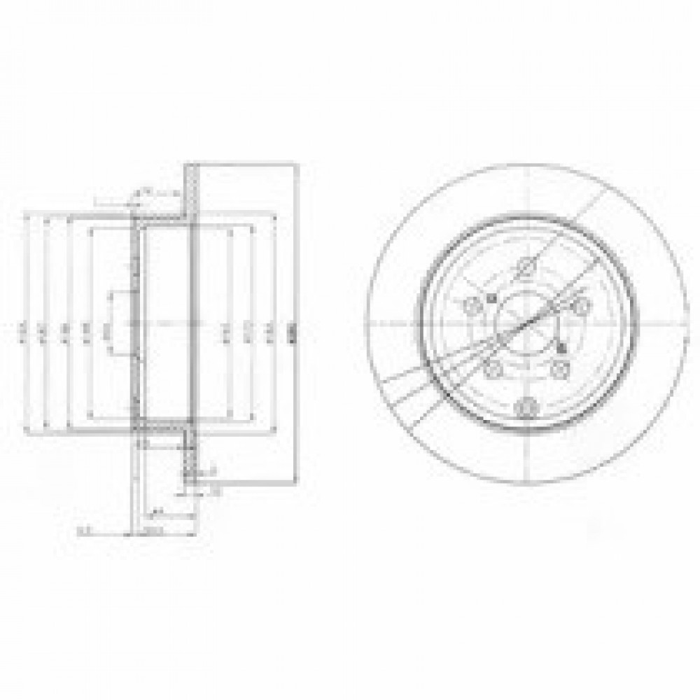STABDŽIŲ DISKAS TOYOTA AVENSIS 03- 280X10