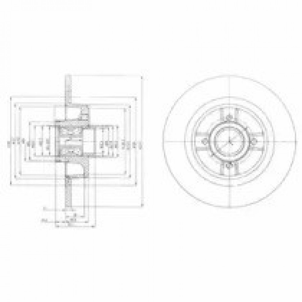 STABDŽIŲ DISKAS RENAULT MEGANE 99-01 274X11 WITH BEARING