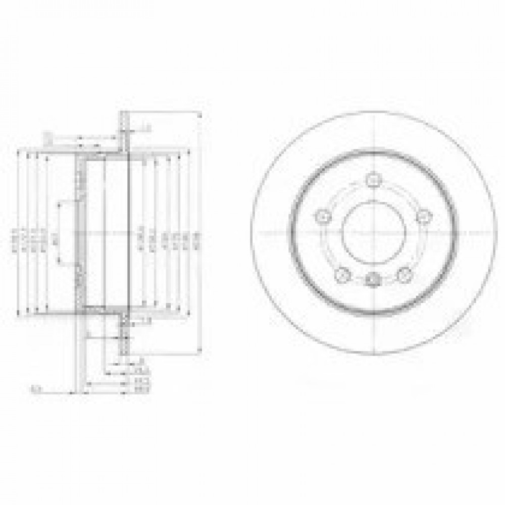 STABDŽIŲ DISKAS DB A150 04- 257X8