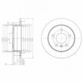 STABDŽIŲ DISKAS DB A150 04- 257X8