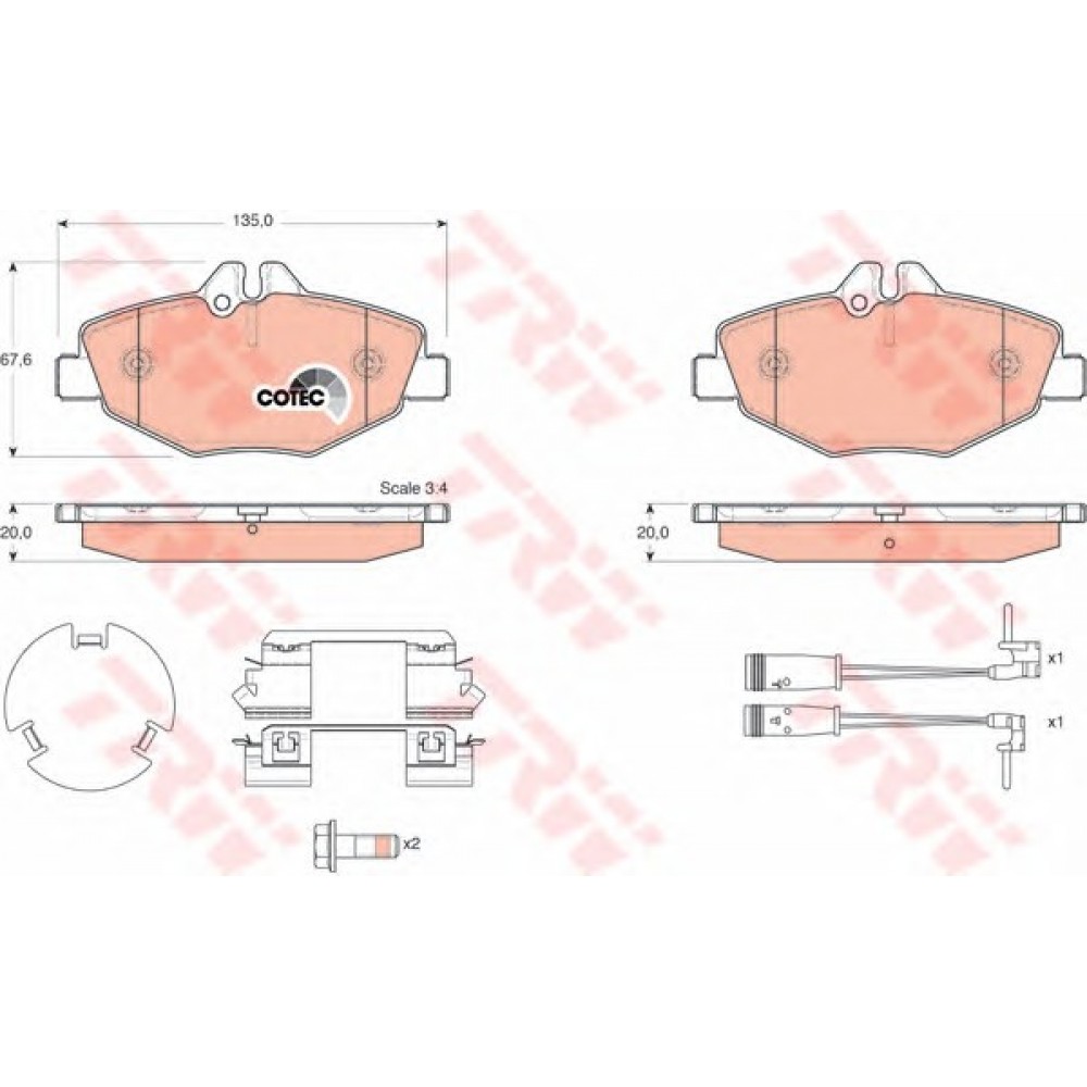 STABDŽIŲ TRINKELIŲ KOMPLEKTAS MB W211 02- PRIEKIS