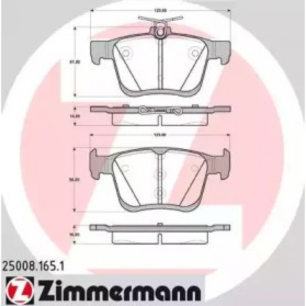 STABDŽIŲ TRINKELIŲ KOMPLEKTAS AUDI A3,VW GOLF VII 1.0-2.0D 04.12-