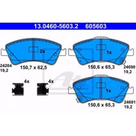 STABDŽIŲ TRINKELIŲ KOMPLEKTAS TOYOTA AVENSIS 09-/AURIS 07-