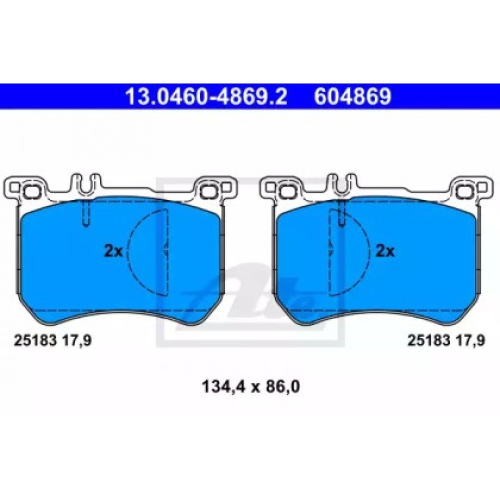 STABDŽIŲ TRINKELIŲ KOMPLEKTAS MERCEDES S (W222, V222, X222), SL (R231) 2.9D-4.7 01.12-