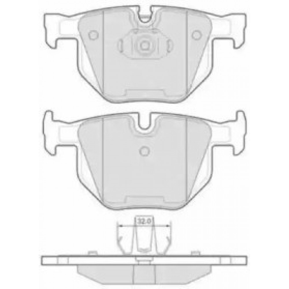 STABDŽIŲ TRINKELIŲ KOMPLEKTAS BMW E60/E61/E90/X5/X6 06-