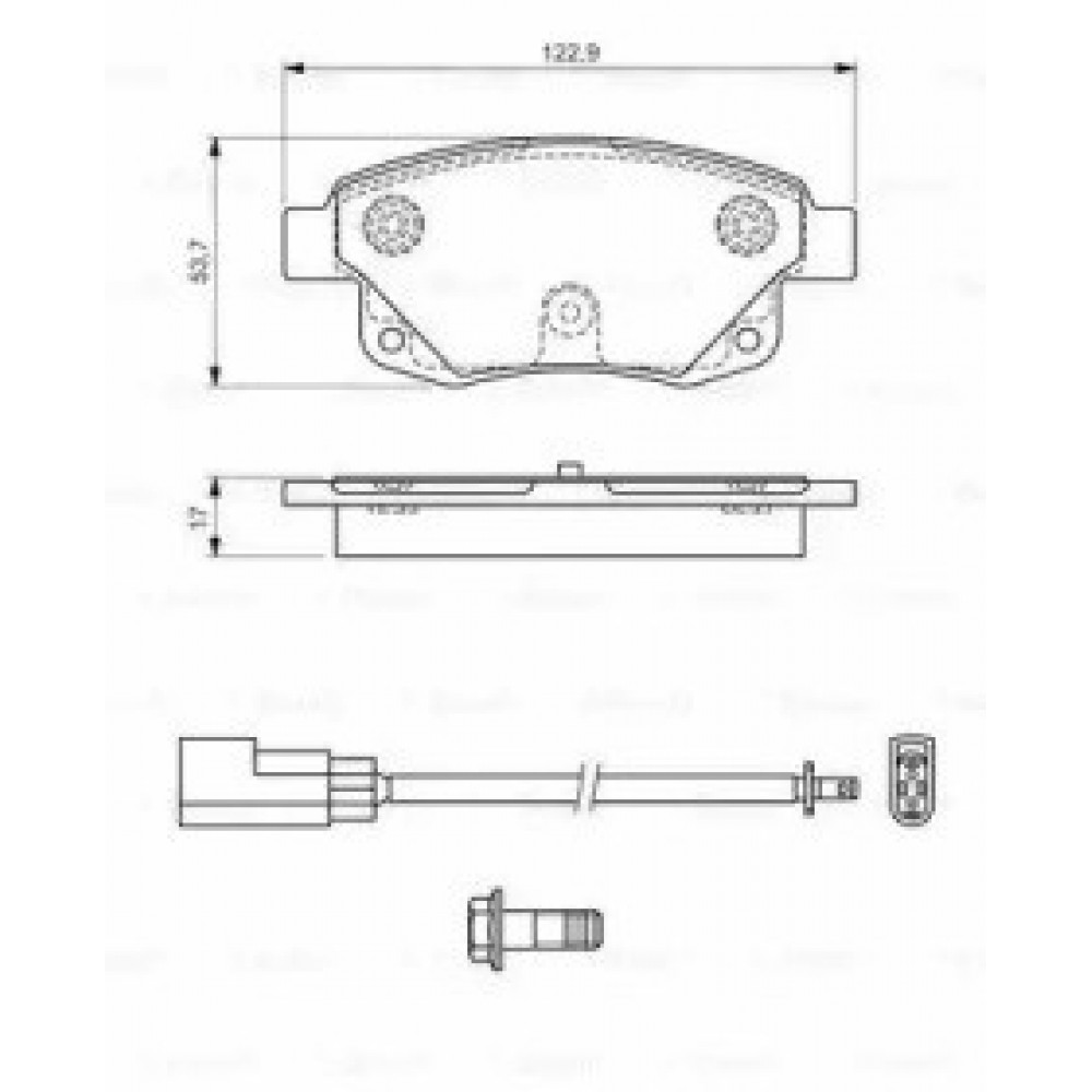 STABDŽIŲ TRINKELIŲ KOMPLEKTAS FORD TRANSIT 06- GALAS