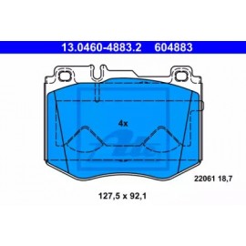 STABDŽIŲ TRINKELIŲ KOMPLEKTAS MERCEDES (S213), E (W213) 1.5-3.0D 02.14-