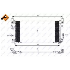 RADIATORIUS AC TOYOTA LAND CRUISER, LAND CRUISER 80 2.4D-4.5 11.84-12.97