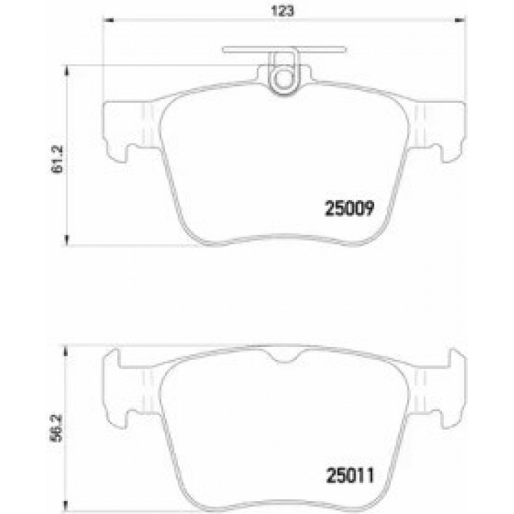 STABDŽIŲ TRINKELIŲ KOMPLEKTAS AUDI A3,VW GOLF VII 1.0-2.0D 04.12-